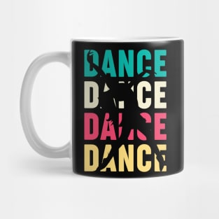 Retro Dancer Vintage Dancing Gift For Dancers Mug